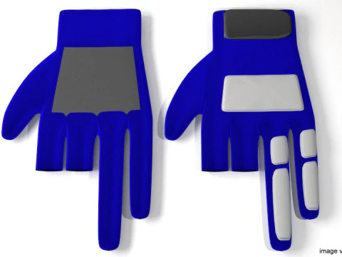 Paintball Gloves 3D Model
