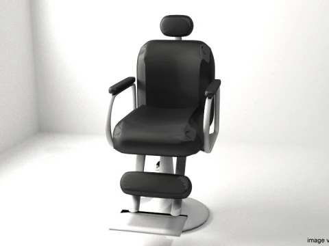 Парикмахерское оборудование - Стул 3D Модель