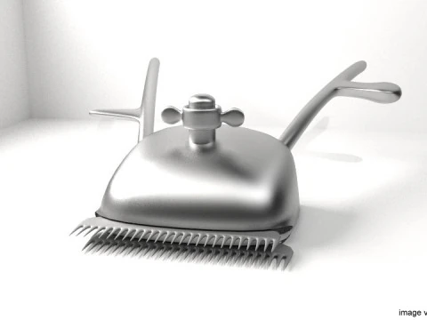 नाई का उपकरण - क्लिपर 3D मॉडल