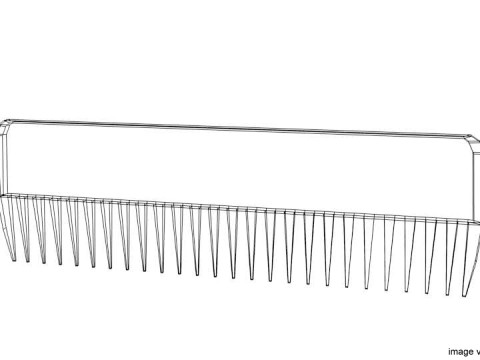 Barber Equipment - Comb Model 3D