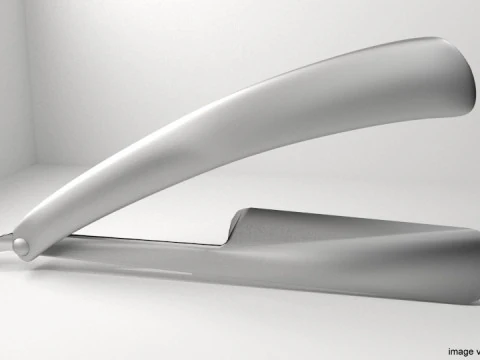 이발사 장비 - 면도기 3D 모델