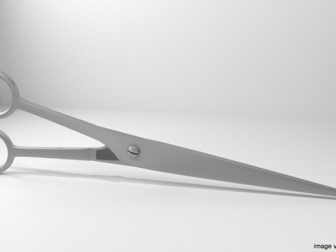 Barber Equipment - Scissor 3Dモデル