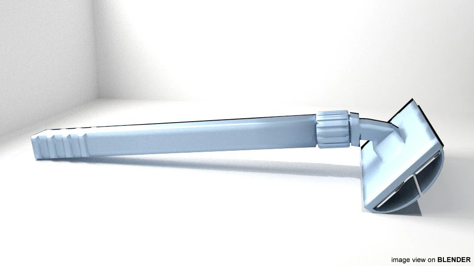 Barber Equipment - Shaver 3D Model .c4d .max .obj .3ds .fbx .stl .blend 