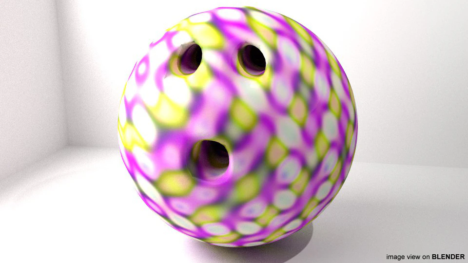 Sport Ball - Bowling 3D Model .c4d .max .obj .3ds .fbx .stl .blend 