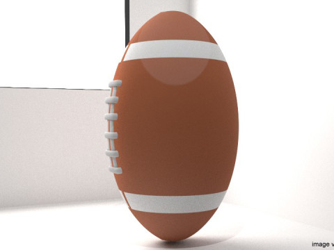 Sport Ball - Rugby 3D Model