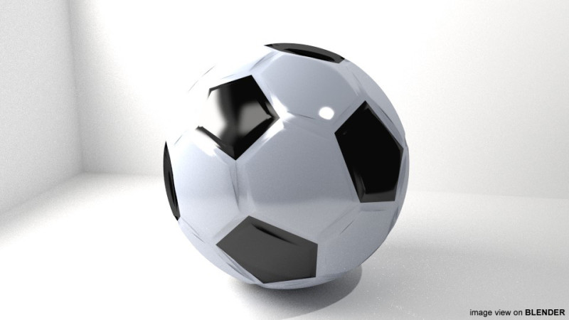 Sport Ball - Soccer 3Dモデル .c4d .max .obj .3ds .fbx .stl .blend 