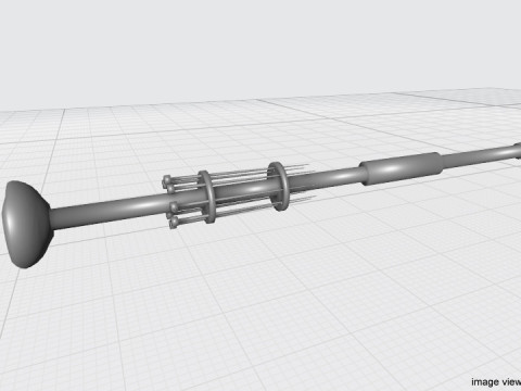 Blowgun - Modern Model 3D