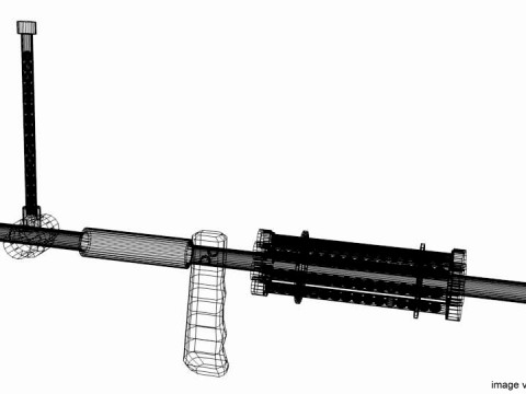 Blowgun - Toy Model 3D