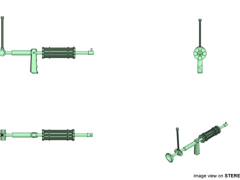 Blowgun - Toy Model 3D