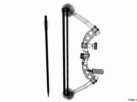 Compound Archery 3D Model