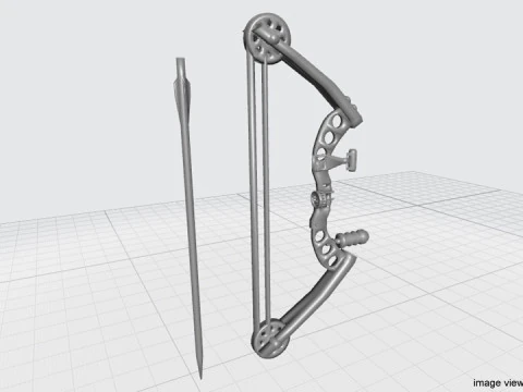 Compound Archery 3D Model