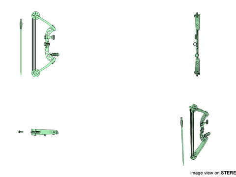 Compound Archery 3D-Modell