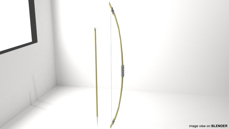 Longbow Archery Modello 3D .c4d .max .obj .3ds .fbx .stl .blend 