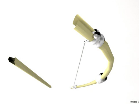 Longbow Archery 3D Model
