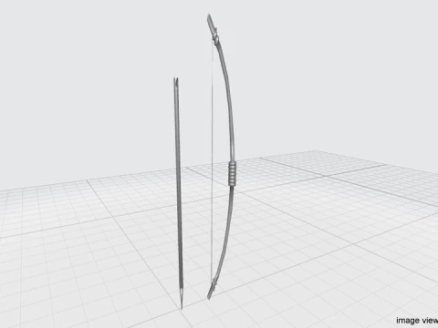 Longbow Archery 3D Model