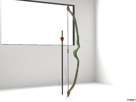 Recurve Archery 3D Model