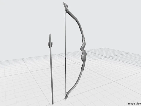 Recurve Archery 3D Model