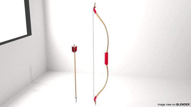 Reflexbogen-Bogenschie&szlig;en 3D Modell .c4d .max .obj .3ds .fbx .stl .blend 