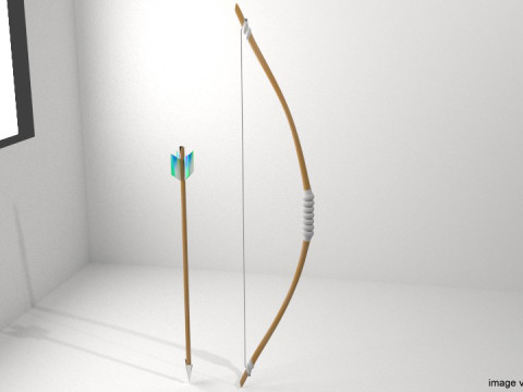 Self Bow Archery 3Dモデル