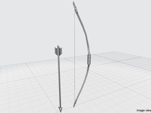 Self Bow Archery 3D Model