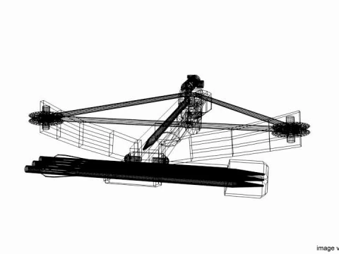 Kusza - bloczkowa Model 3D
