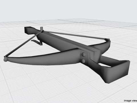 Crossbow - Medieval Type 1 3D 모델