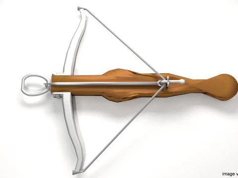 Арбалет - середньовічний тип 2 3D Модель