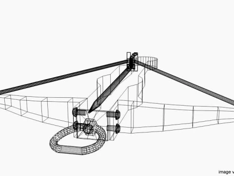 Арбалет - середньовічний тип 2 3D Модель