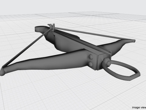Crossbow - Medieval Type 2 3D Модель
