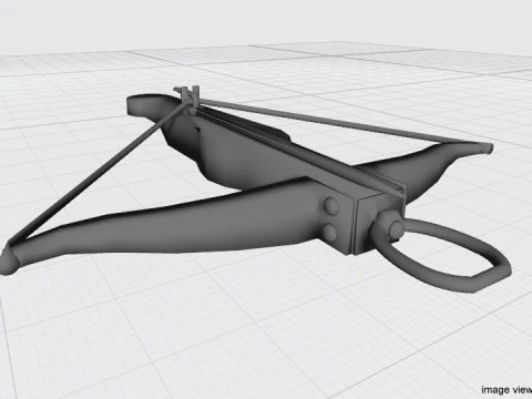 Арбалет - середньовічний тип 2 3D Модель