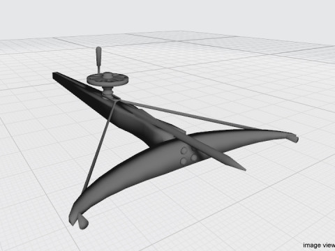 Crossbow - Medieval Type 3 3D Модель