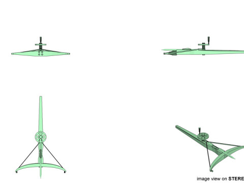 Crossbow - Medieval Type 3 3D Модель