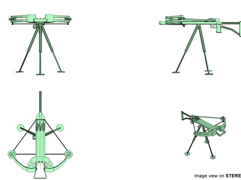 Crossbow - Multiple 3D Model
