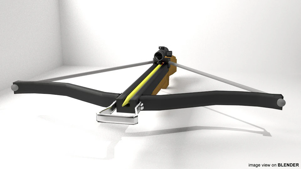 Balestra - Ricurvo Modello 3D .c4d .max .obj .3ds .fbx .stl .blend 