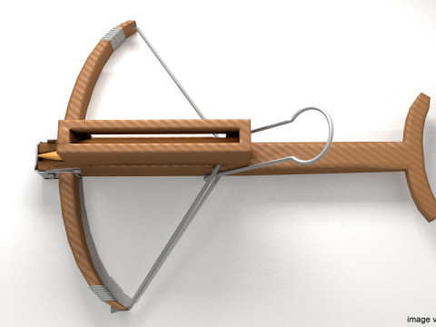 Crossbow - Repeating 3D Model
