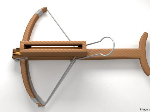 Crossbow - Repeating 3D Model