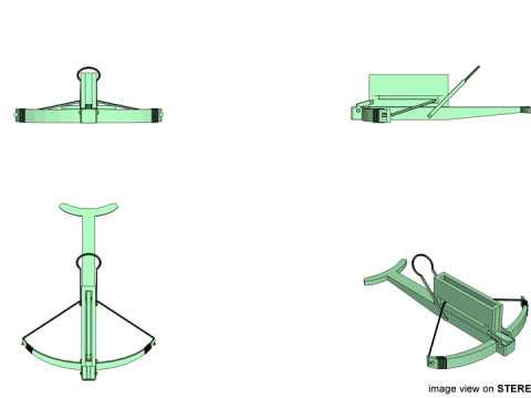 Crossbow - Repeating 3D Model