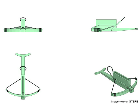 Crossbow - Repeating 3D Model