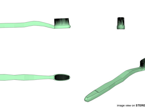 Toothbrush - Type 1 Modèle 3D