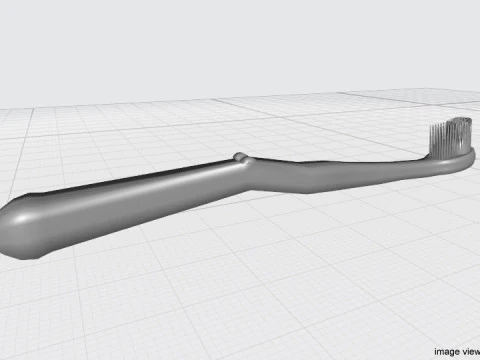 Toothbrush - Type 2 3D Model