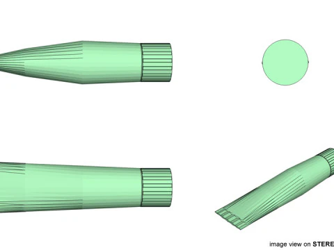 Toothpaste - Type 2 3D Model