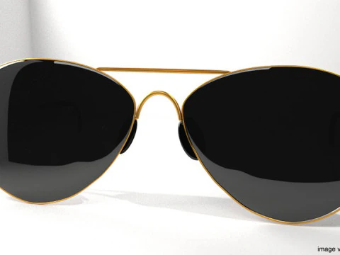 Okulary przeciwsłoneczne - Lotnik Model 3D