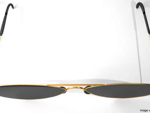 Sunglasses - Aviator 3D Model