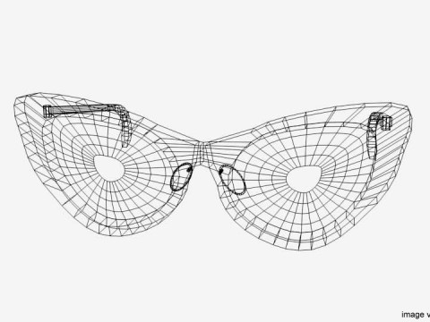 Sunglasses - Cateyes 3D Model