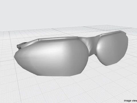 Sunglasses - Wrap-around 3D Model