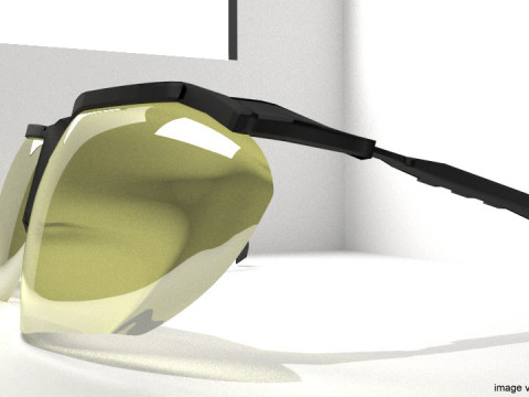 Sunglasses - Wrap-around Modello 3D