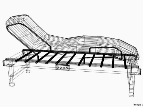 Bed - Adjustable 3D Model