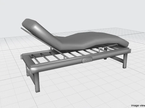 Bed - Adjustable 3D Model