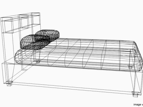 Bed - Base Modello 3D