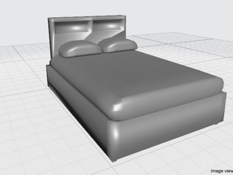 Bed - Base Modello 3D